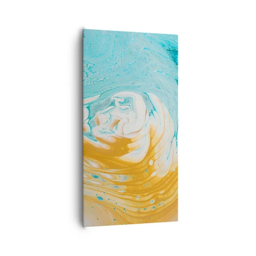 Vászonkép - Pasztell örvény - 65x120 cm