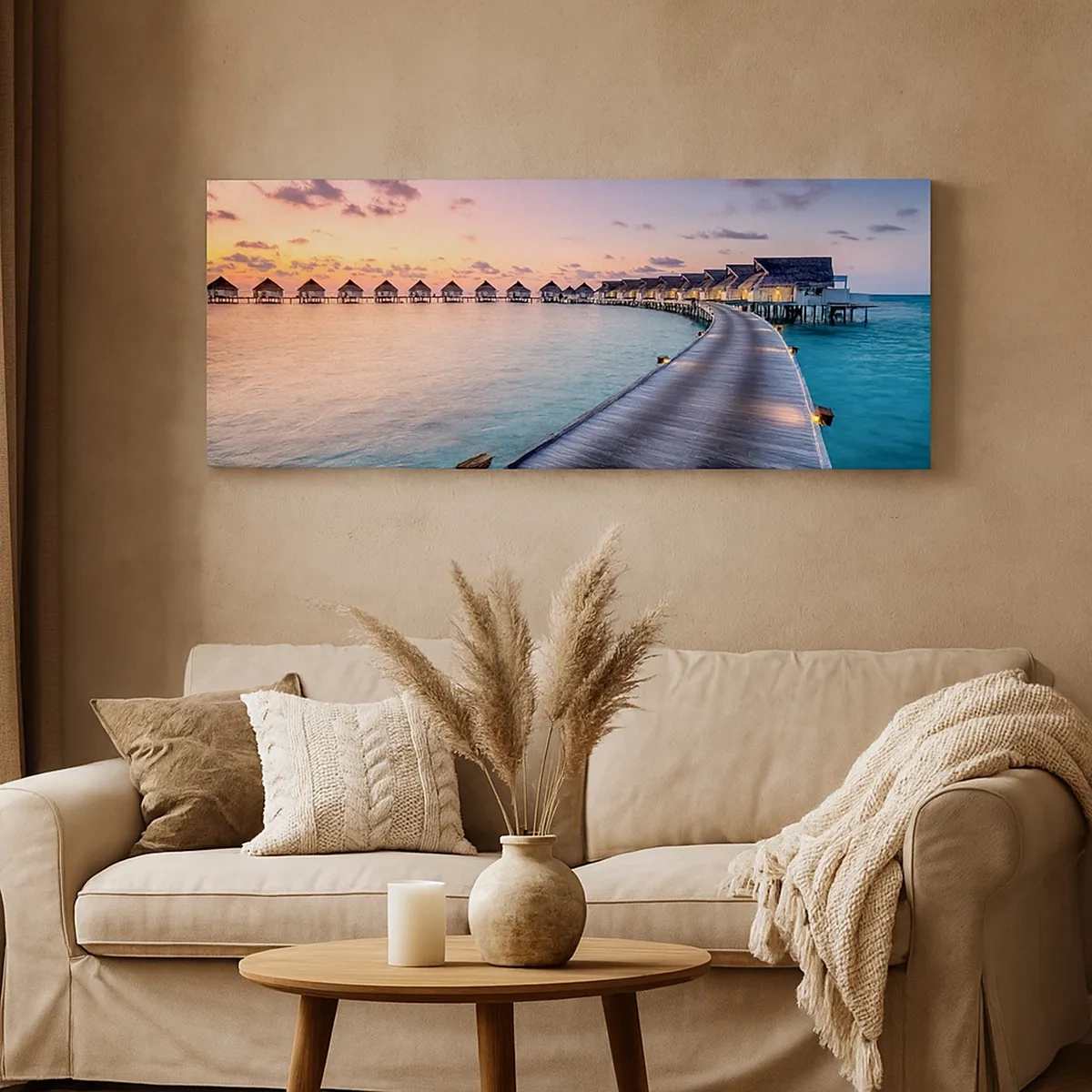 Vászonkép - Nyaralás – vissza a forrásokhoz - 30x30 cm