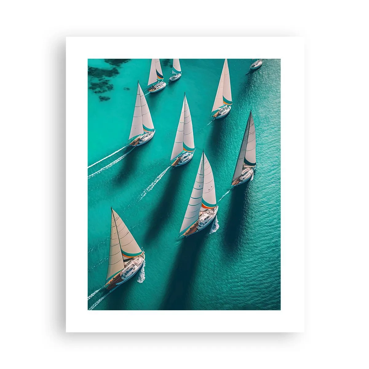 Poszter - Versengés a széllel - 40x50 cm