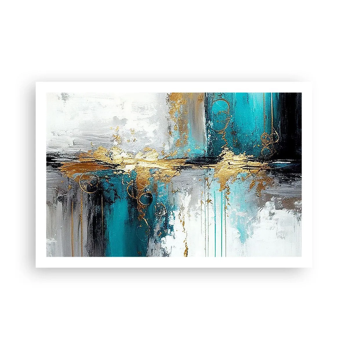 Poszter - Minden áramlik - 91x61 cm