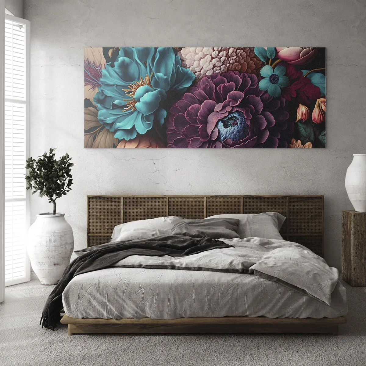 Üveg kép - A természet bőségében - 100x40 cm