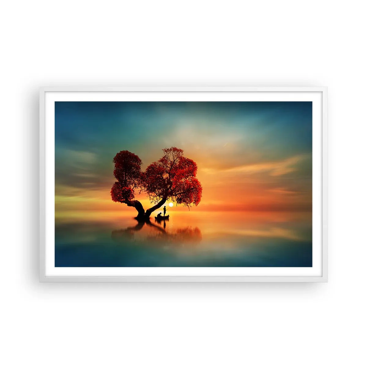 Poszter fekete keretben - A világtalanság csendje és az eltávoldotak - 91x61 cm