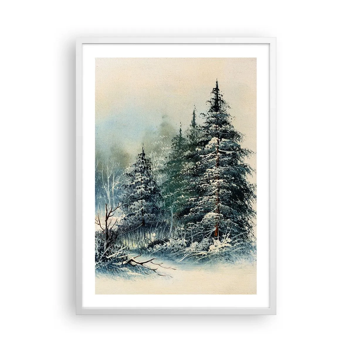 Poszter fekete keretben - Karácsonyra készen - 50x70 cm