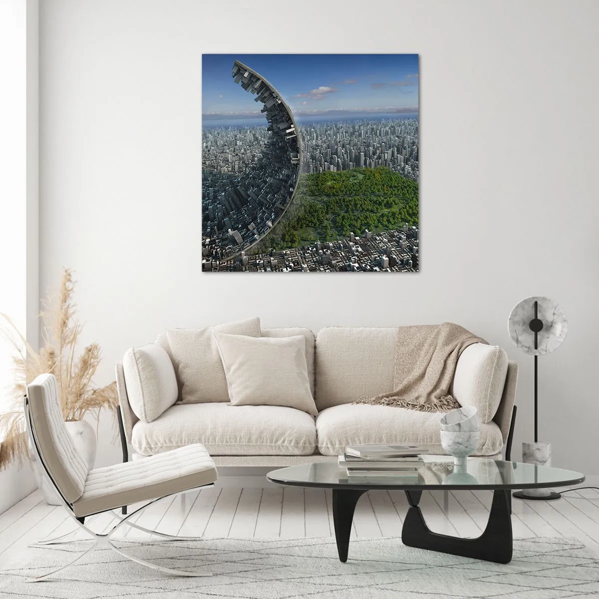 Üveg kép - A természet örök - 30x30 cm