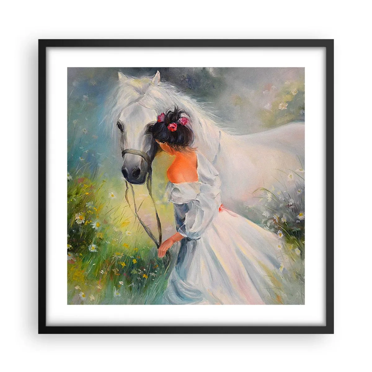 Poszter fehér keretben - Mint egy szép álomból - 50x50 cm