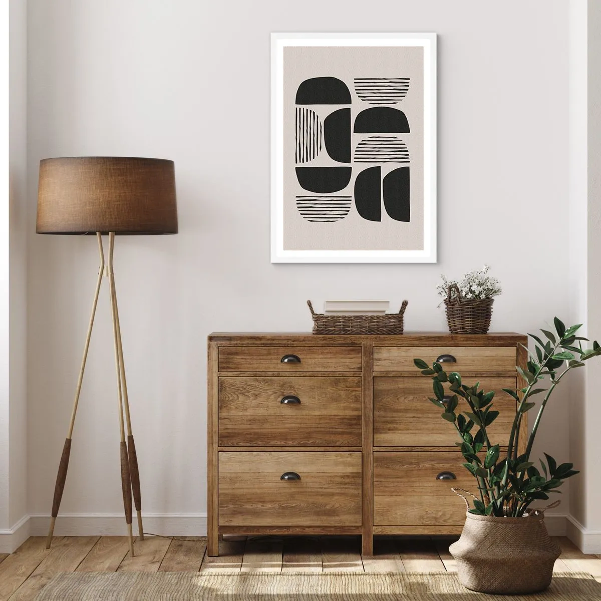 Poszter fekete keretben - Félszívű megállapodások - 61x91 cm