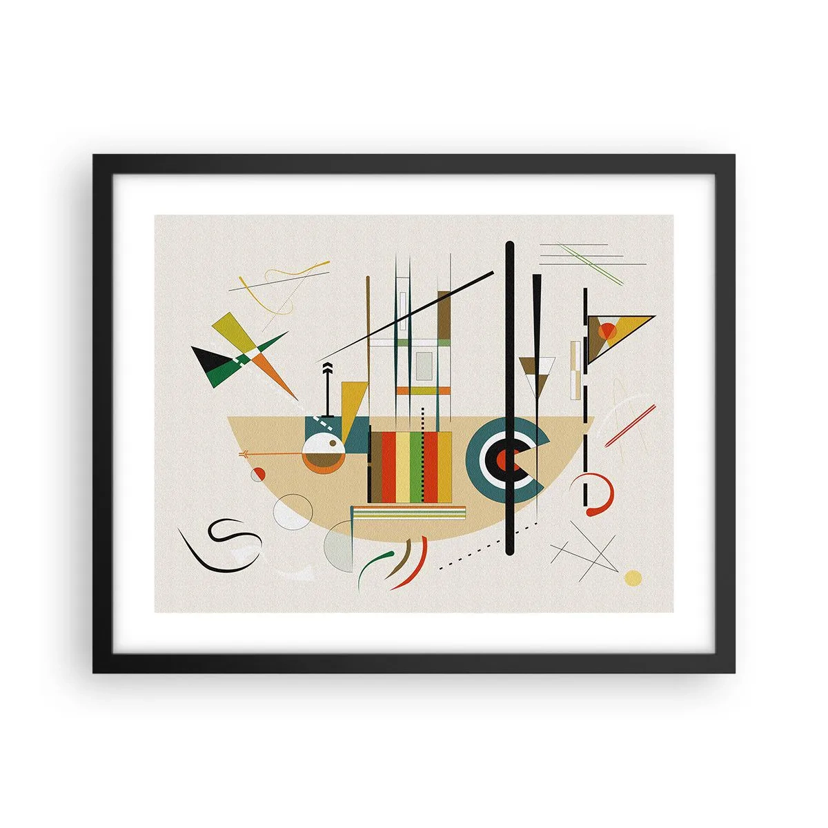 Poszter fehér keretben - És nevet a világ - 50x40 cm