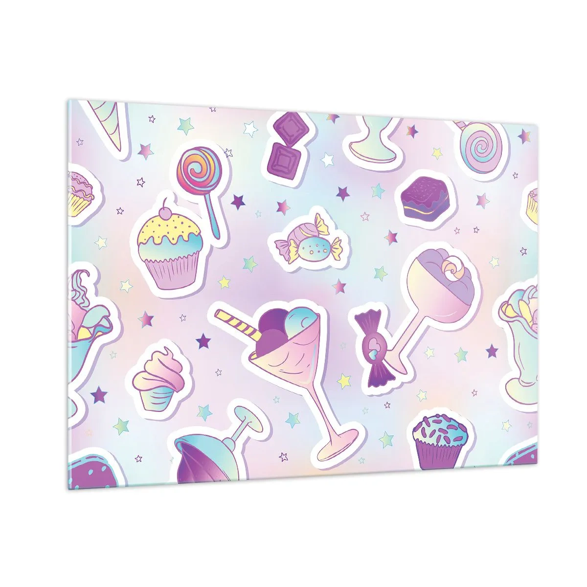 Üveg kép - Hogy minden nap születésnap legyen - 100x70 cm