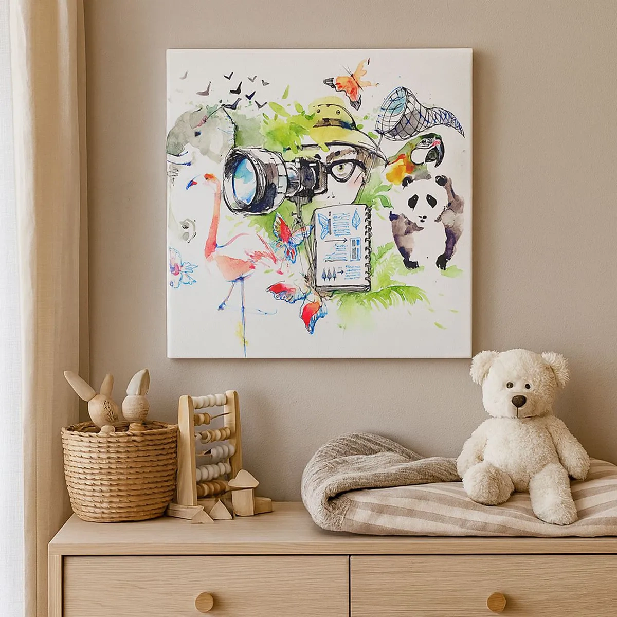 Vászonkép - Az utazó lencséjében - 30x30 cm