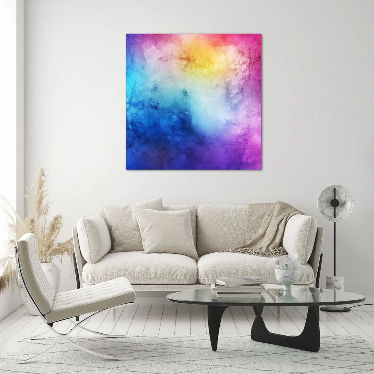 Üveg kép - Majdnem a hetedik mennyországban - 70x70 cm