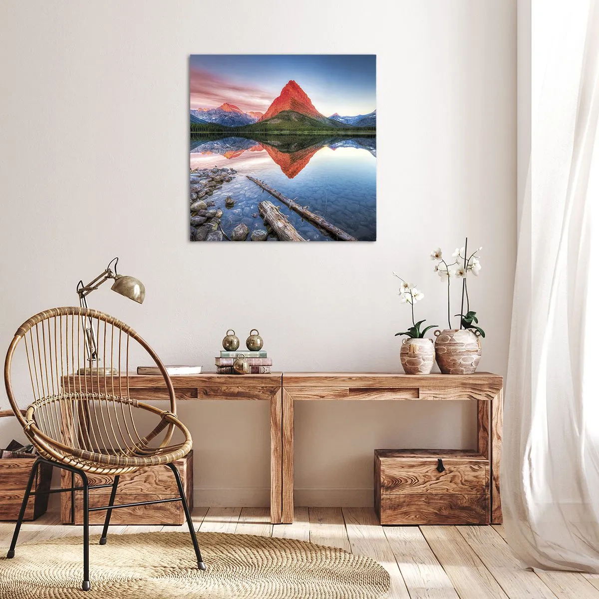 Vászonkép - Forróság és hideg - 60x60 cm