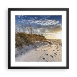 Poszter fehér keretben - Meghívás egy sétára - 40x40 cm