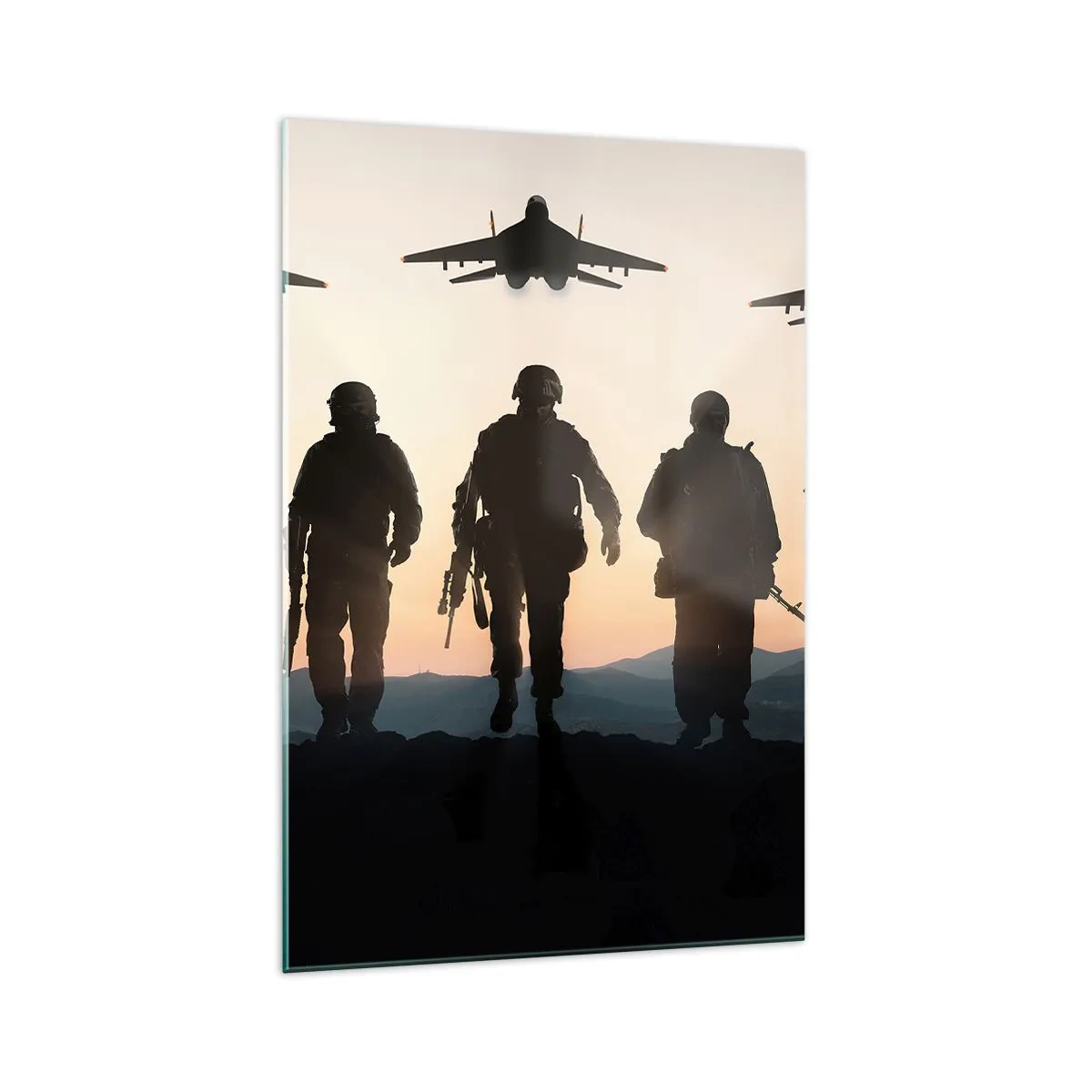 Üveg kép - Üdvözlünk a világunkban - 70x100 cm