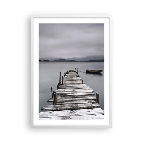 Poszter fekete keretben - Holnap indulhatsz - 50x70 cm