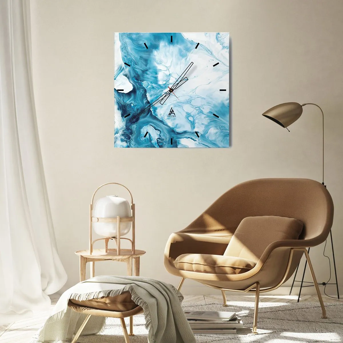 Falióra, Óra - Kékség koncertje - 40x40 cm