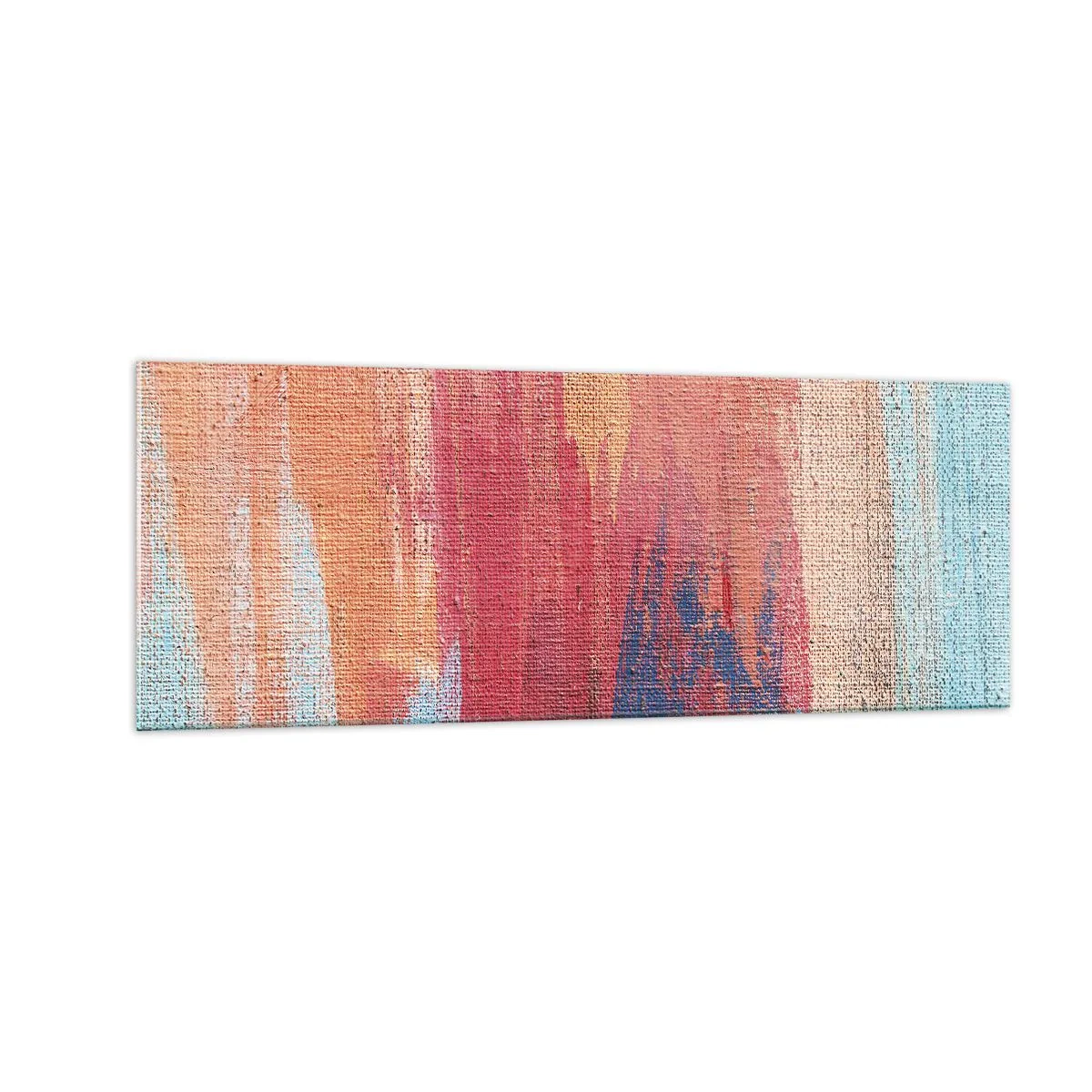 Üveg kép - Szivárványon kiúszva - 140x50 cm