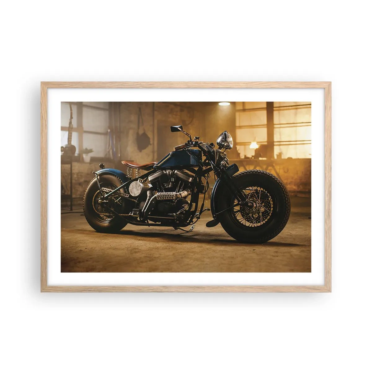 Poszter világos tölgy keretben - Megtehetek mindent - 70x50 cm