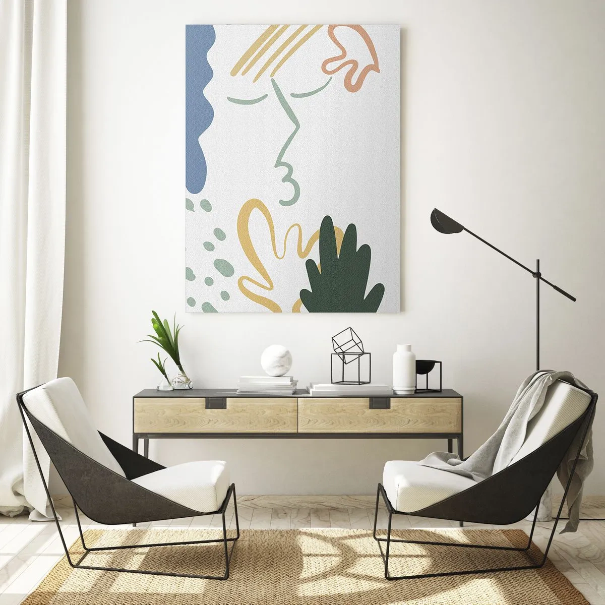 Üveg kép - Egy virágcsók - 80x120 cm