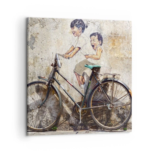 Vászonkép - Igaz, vagy hamis? - 60x60 cm