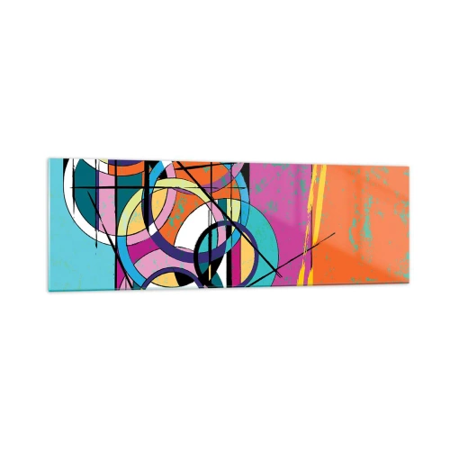 Üveg kép - Kerékről kerékre - 160x50 cm