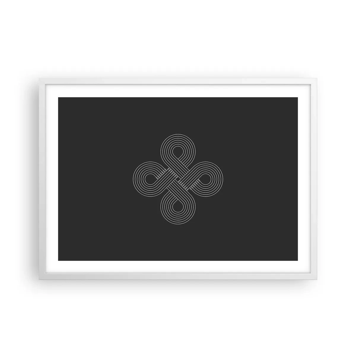 Poszter fekete keretben - Kelta szellemben - 70x50 cm