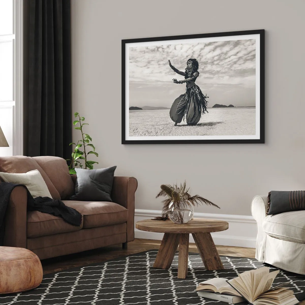 Poszter fehér keretben - A déli szigetek tánca - 100x70 cm