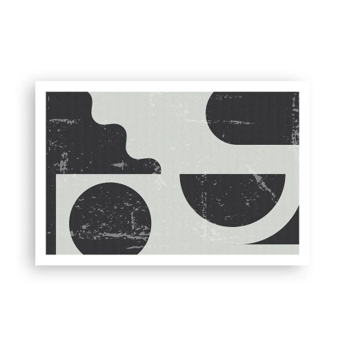 Poszter - Kompozíció fent és lent - 91x61 cm