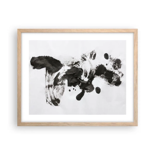 Poszter világos tölgy keretben - Módszer az őrületben? - 50x40 cm