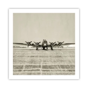 Poszter - Mint mindig készen - 60x60 cm