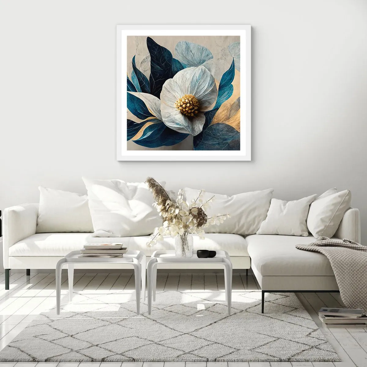 Poszter fekete keretben - Arany szíve van - 60x60 cm