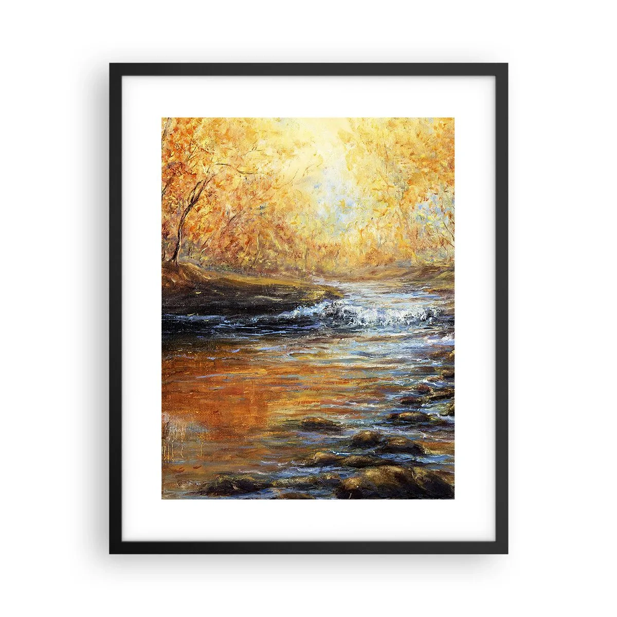 Poszter fehér keretben - Az Arany Patak - 40x50 cm