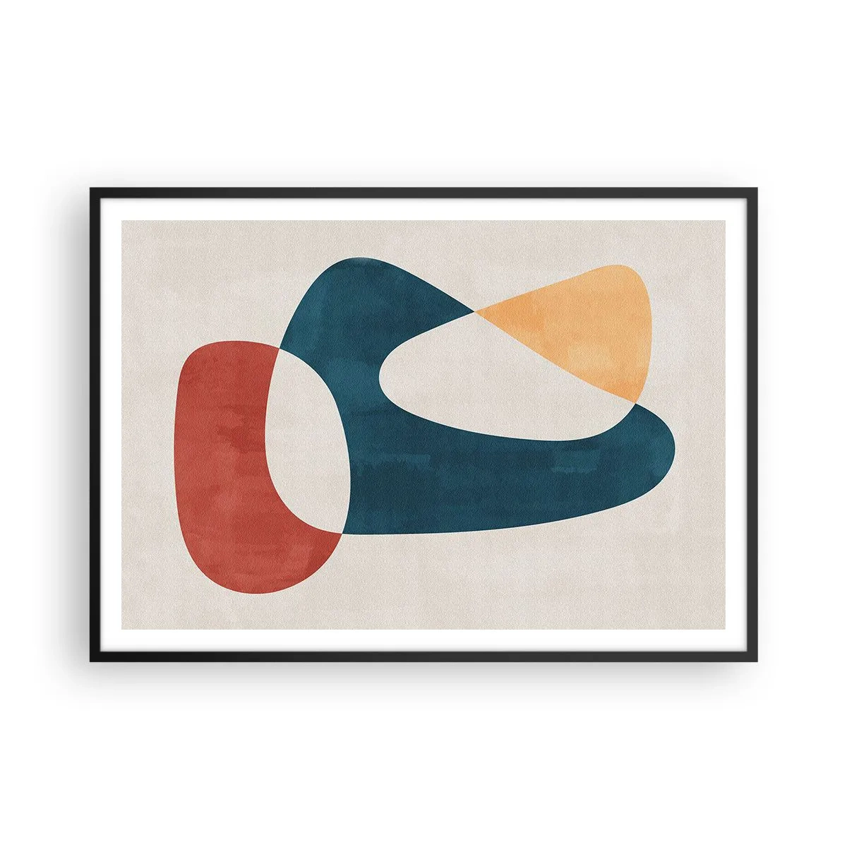 Poszter fehér keretben - Befolyások és metamorfózisok - 100x70 cm