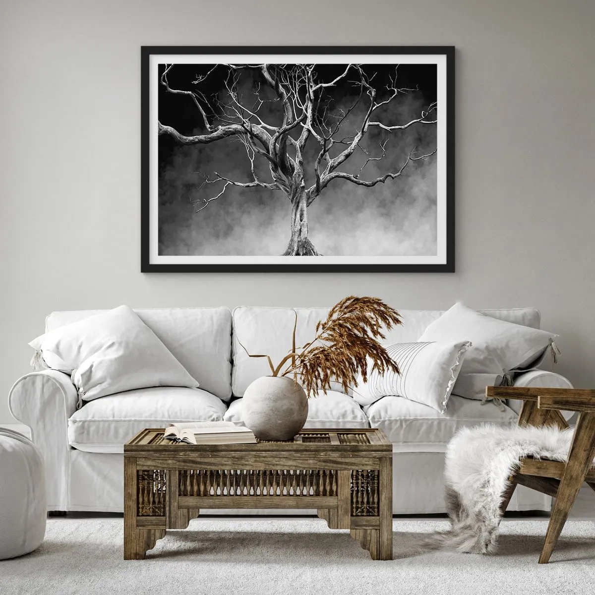 Poszter fehér keretben - Ősi és szent - 70x50 cm