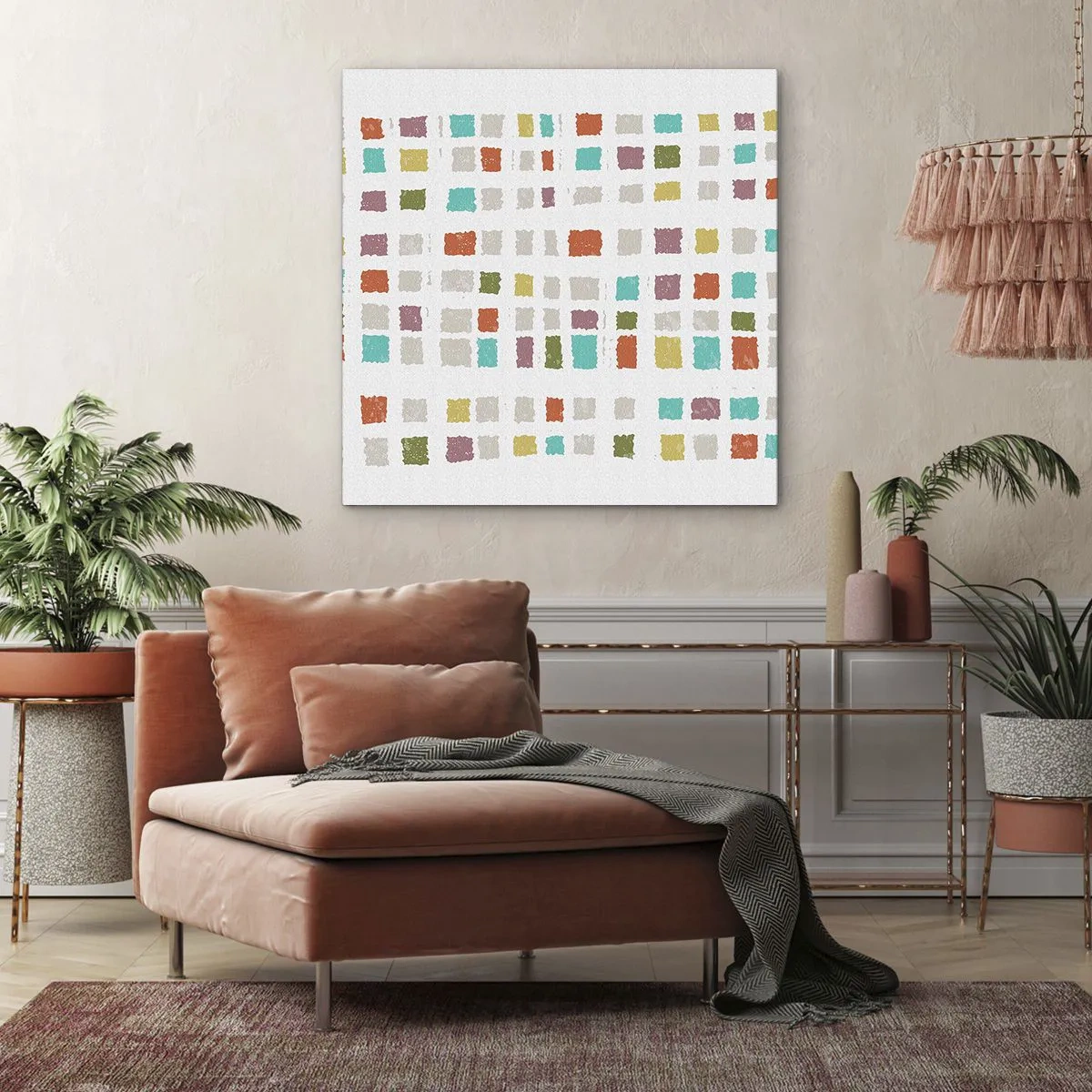 Vászonkép - Ismeretlen játék - 70x70 cm