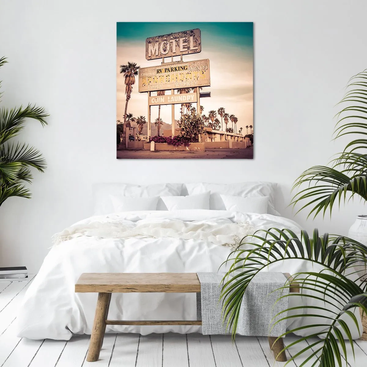 Vászonkép - Itt megállt az idő - 60x60 cm