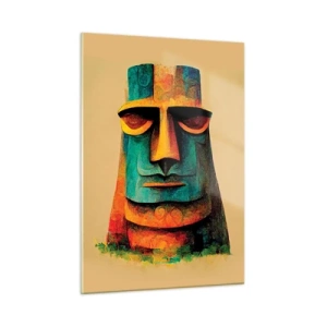 Üveg kép - Szoborszerű és mégis szimpatikus - 50x70 cm