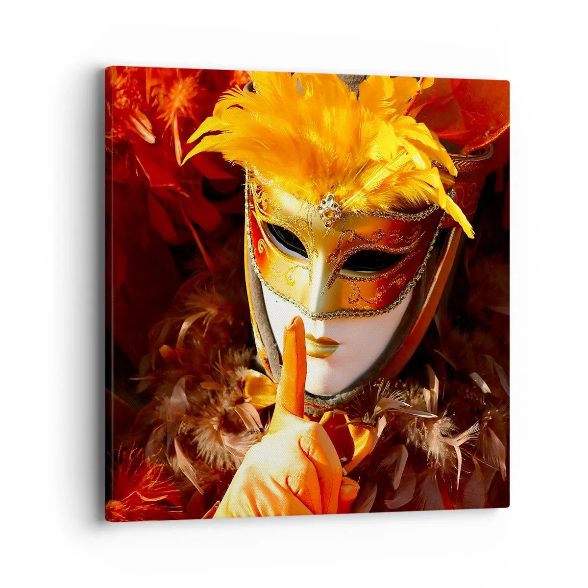 Vászonkép - A rejtély a játék része - 40x40 cm