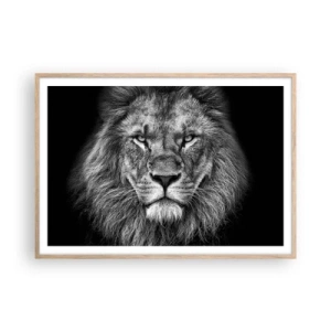 Poszter világos tölgy keretben - Őfelségi palástban - 100x70 cm