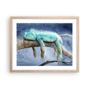 Poszter világos tölgy keretben - Ez jó! - 50x40 cm