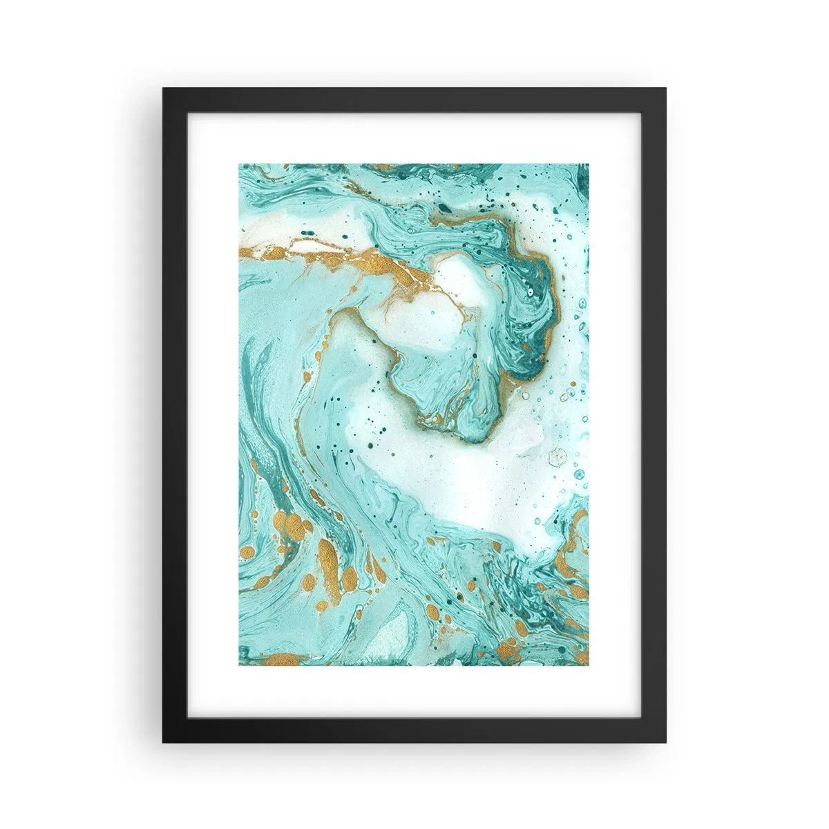 Poszter fehér keretben - Az Edo-korszak nagy hulláma alatt - 30x40 cm