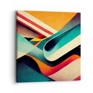 Vászonkép - Intenzív kompozíció - 30x30 cm