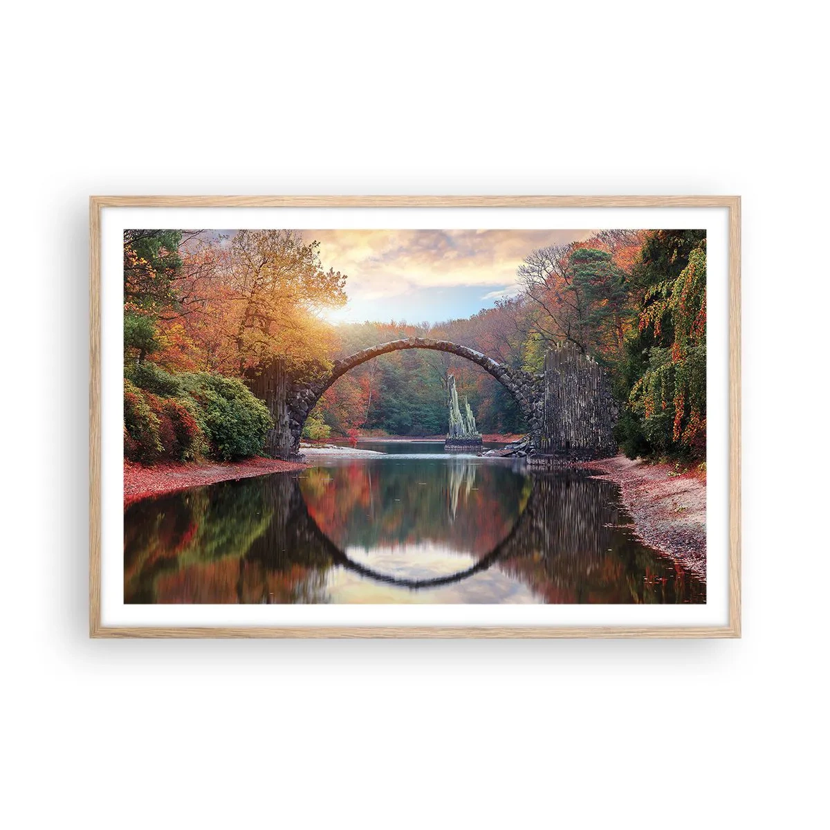 Poszter világos tölgy keretben - A tükör másik oldalán - 91x61 cm