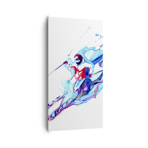 Vászonkép - Őrült rohanás a boldogsághoz - 65x120 cm