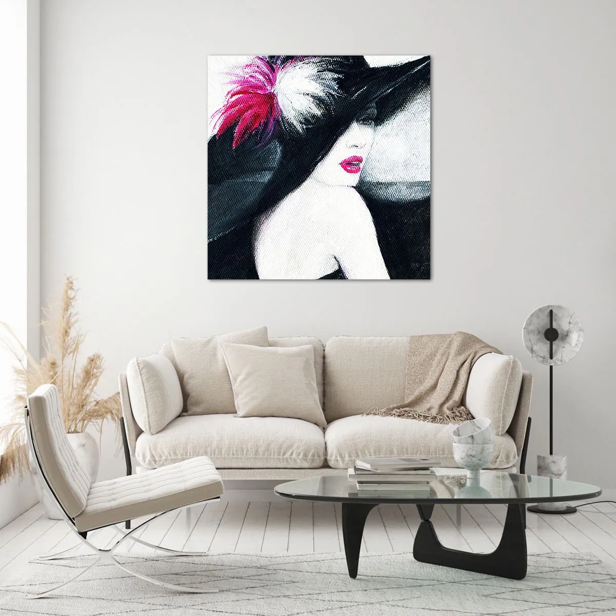 Üveg kép - Mindig titok - 60x60 cm