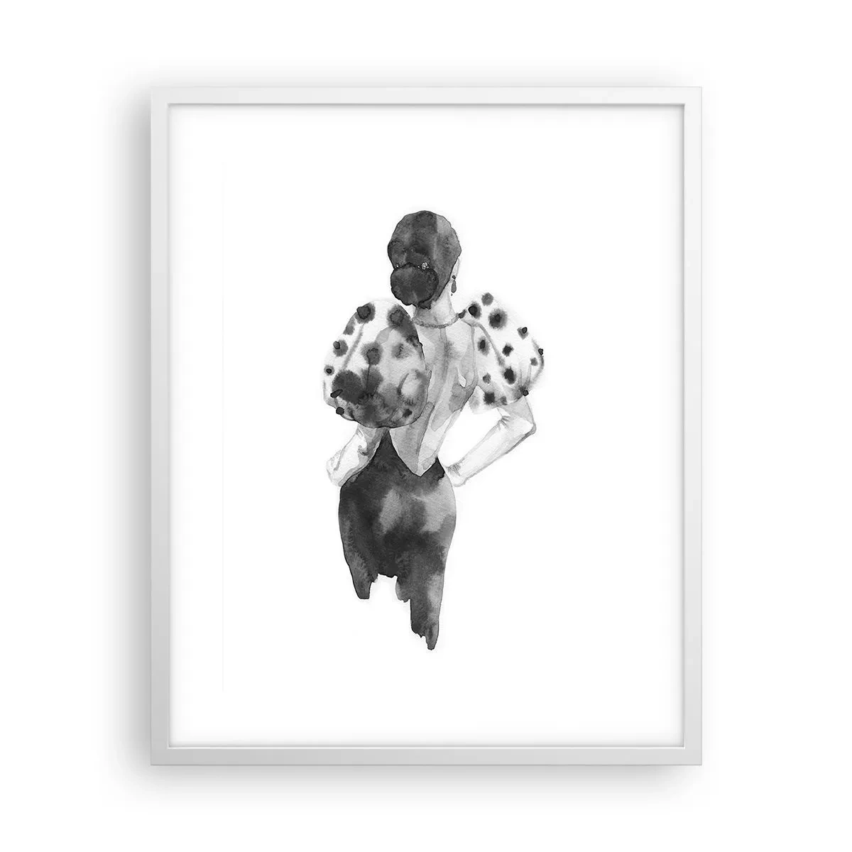 Poszter fekete keretben - Egyenesen elsétált mellettem - 40x50 cm