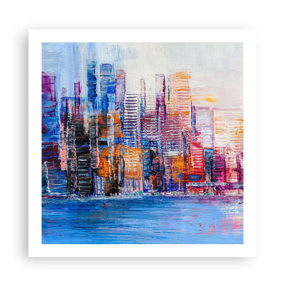 Poszter - Egy vidám metropolisz - 60x60 cm