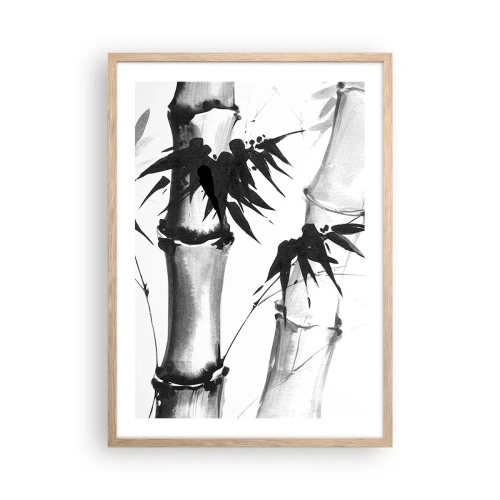 Poszter világos tölgy keretben - Közelkép a keletről - 50x70 cm