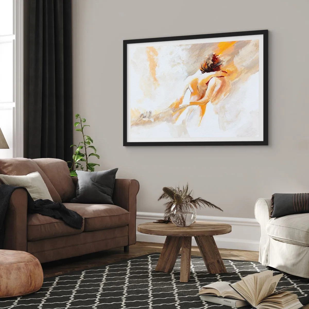 Poszter fehér keretben - A közelség egében - 70x50 cm