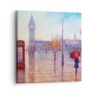 Vászonkép -  Őszi nap Londonban - 30x30 cm