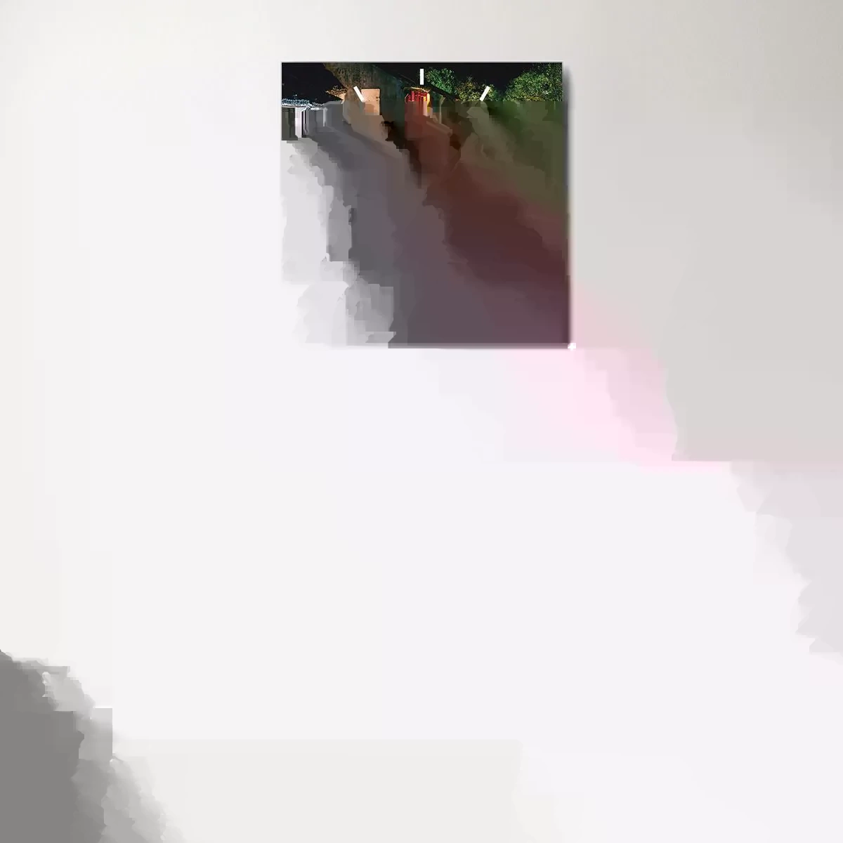 Falióra, Óra - Este egy kínai utcán - 30x30 cm